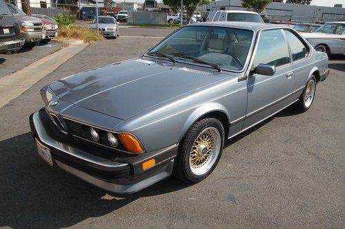 1987 bmw l6 635csi bbs automatic 6 cylinder no reserve