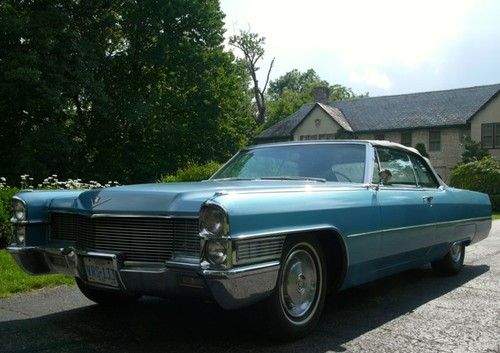 1965 cadillac coupe deville convertible model 683 2nd owner to settle estate nr