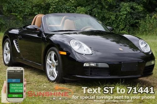 2006 porsche boxter manual transmission, only 24,000 miles, leather,southern car