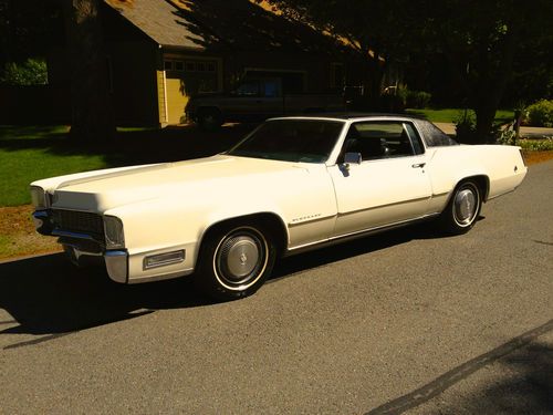 1969 cadillac eldorado, one owner, 125k original miles. clean, stock no reserve