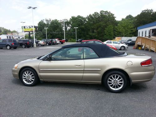 2002 chrysler sebring limited convertible 2-door 2.7l