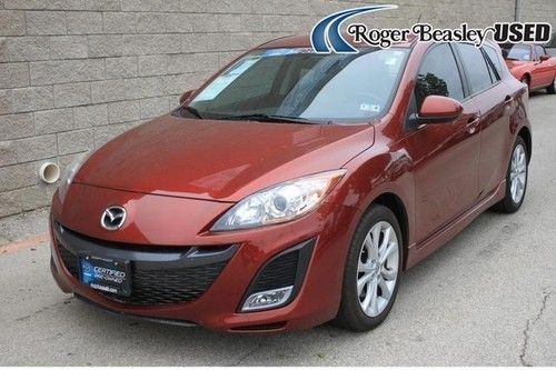 2011 mazda mazda3 s sport hatchback red 5-speed automatic &amp; mp3 input bluetooth