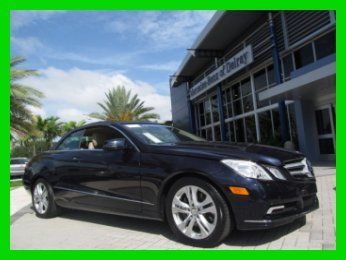 11 certified blue e-350 convertible*heated &amp; cooled leather seats *navigation