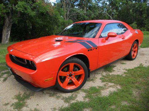 2009 dodge challenger r/t 6speed manual hemi orange