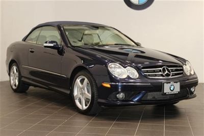 2007 mercedes benz clk 550 cabriolet navigation convertible automatic sport