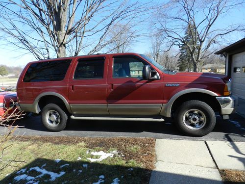 2000 ford excursion limited sport utility 4-door 7.3l diesel