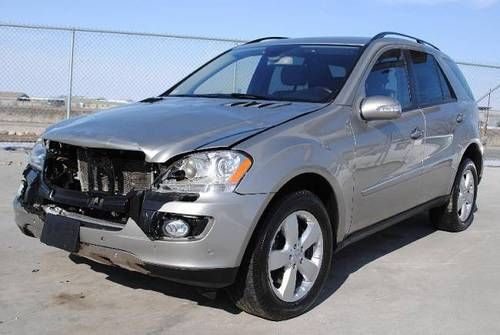 2006 mercedes-benz ml500 4matic damaged bill of sale title runs! export welcome!