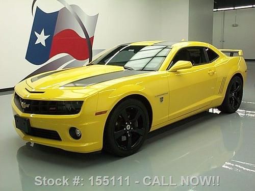 2012 chevy camaro 2ss transformers hud rear cam 13k mi texas direct auto