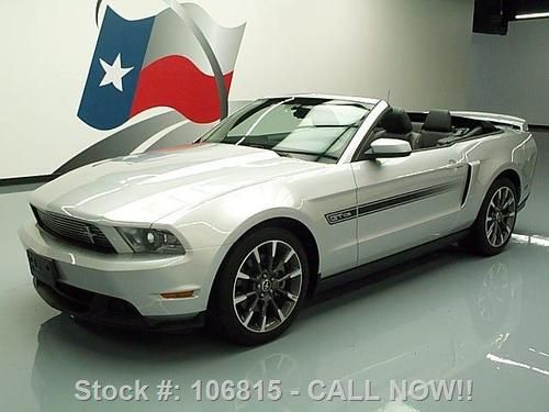 2011 ford mustang gt/cs convertible 5.0 htd leather 4k texas direct auto