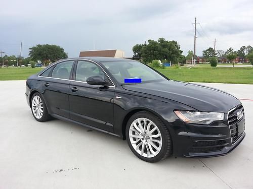 2013 audi a6 quattro prestige sedan 4-door 3.0l awd black low miles