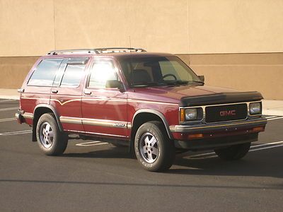 1994 gmc jimmy 4wd 4x4 slt one owner only 70k low miles non smoker no reserve!!!