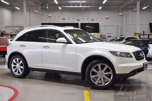 2006 infiniti fx35 awd, backup cam, xenon, bose, roof rack, heated leather