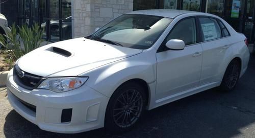 2013 subaru impreza wrx sedan - less than 10k miles (satin white pearl)