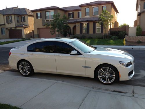 BMW 7 long белая