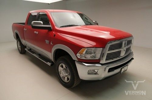 2012 laramie crew srw 4x4 navigation sunroof leather heated rear dvd diesel