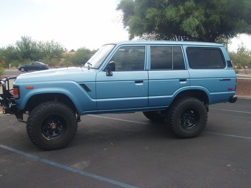 Toyota land cruiser fj60 1984 - fj 60 - blue 4x4 2f , front and rear arb lockers