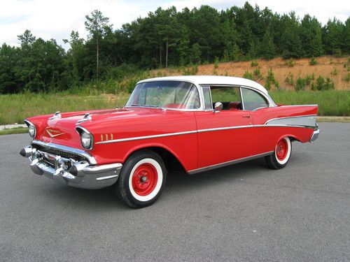 1957 chevrolet bel air base hardtop 2-door 4.6l