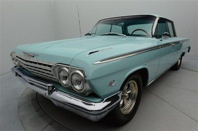 62 4dr hardtop twilight turquoise/blue 327ci/250hp 2spd