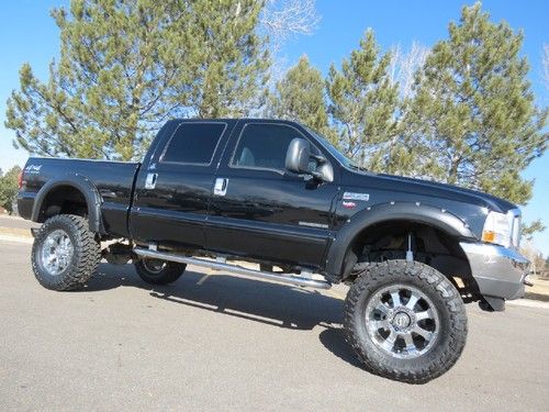 2002 ford f350 crew cab 4x4 lariat 6-speed diesel 7.3 custom show nr short bed