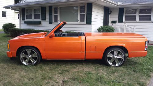 1993 chevrolet s-10 custom convertible lowrider show truck one of a kind pickup