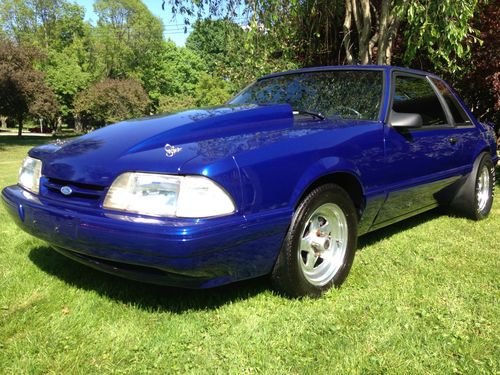 1988 ford mustang lx sedan 2-door 5.0l supercharged 500hp street legal prostreet