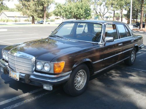 1973 mercedes benz 450se w116   classic california car ..40 yrs old..