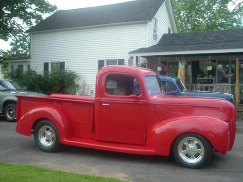 1940 ford street rod pickup w/ late model ford 5.0 engine