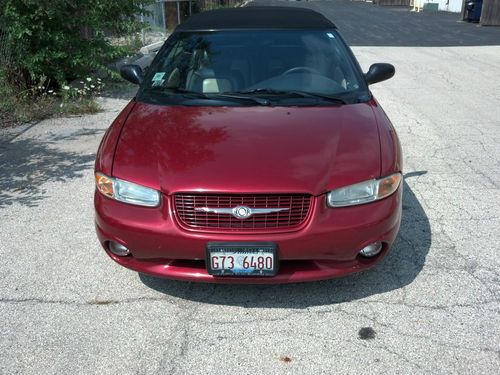 2000 Crysler Sebring Red Convertible 68K Leather, US $6,995.00, image 2