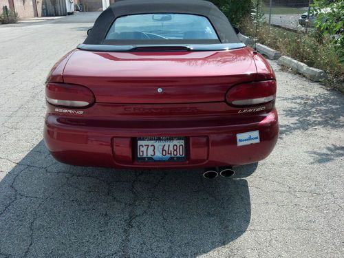 2000 Crysler Sebring Red Convertible 68K Leather, US $6,995.00, image 5
