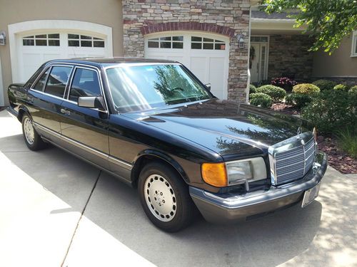 1991 mercedes benz 300sel excellent condition with thule roof rack