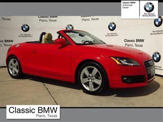 09 audi tt roadster - red/beige-45k miles!