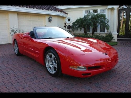 1998 chevrolet corvette convertible leather low miles immaculate