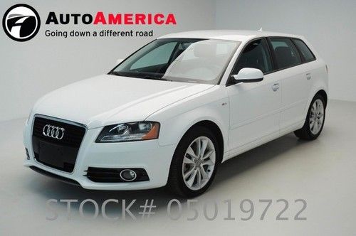 17k low miles 1 one owner 6 speed leather s line white audi a3 autoamerica