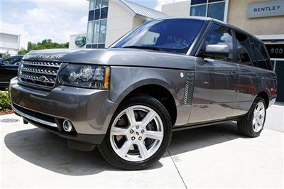 2011 fullsize range rover supercharged - florida vehicle - extreme low miles