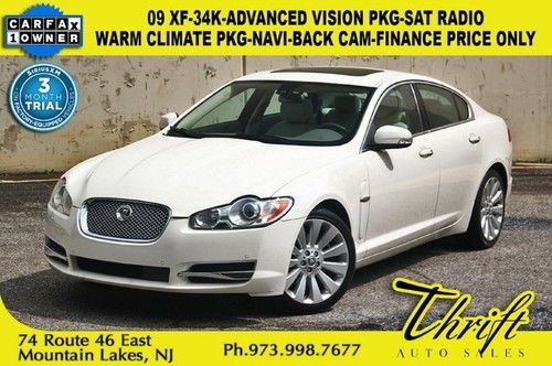 09 xf-34k-advanced vision pkg-warm climate pkg-navi-back cam-finance price only