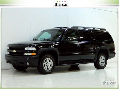 06 suburban z71 4x4 1 owner dvd/tv moonroof bose quad heated leather pristine