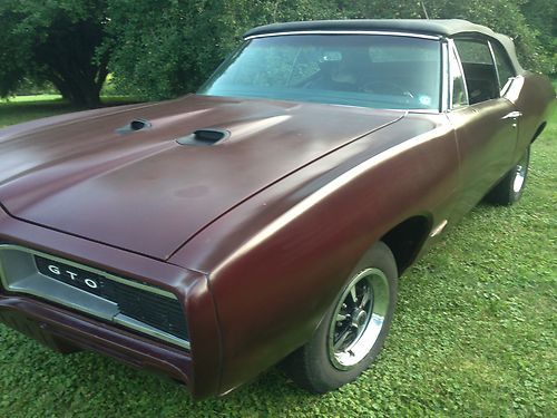 1968 pontiac gto convertible - original numbers matching car