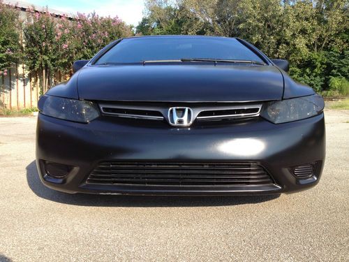 2006 honda civic ex, blacked out