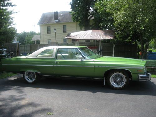 1976 buick electra limited 2 door green