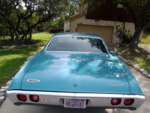 1968 CHEVROLET BEL AIR-307 V8-5800 ORIGINAL MILES-NO RESERVE-ALWAYS GARAGED, image 3
