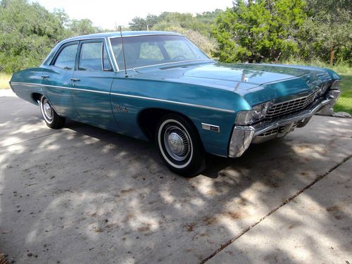 1968 CHEVROLET BEL AIR-307 V8-5800 ORIGINAL MILES-NO RESERVE-ALWAYS GARAGED, image 4