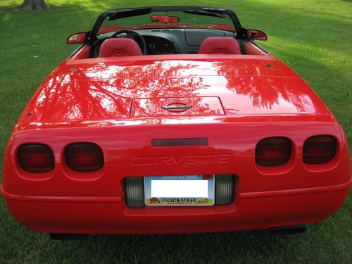 SPECTACULAR Torch Red Corvette Convertible-Low Miles-Adult Driven-None Nicer!!!, US $16,789.00, image 3