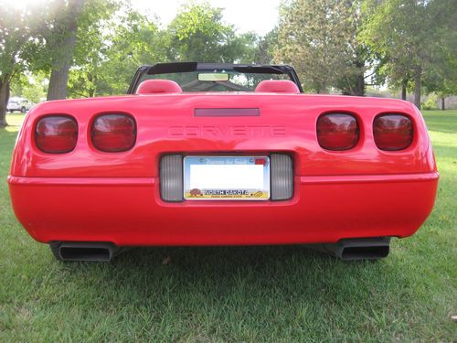 SPECTACULAR Torch Red Corvette Convertible-Low Miles-Adult Driven-None Nicer!!!, US $16,789.00, image 4