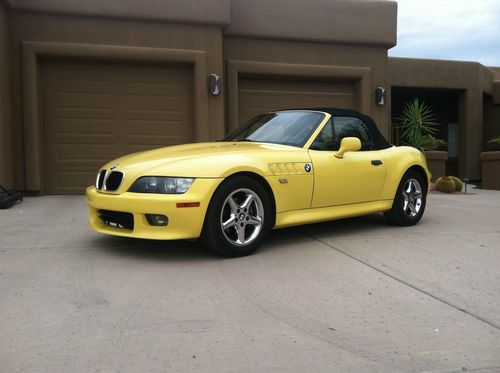 2000 bmw z3 roadster / dakar yellow / 68k miles!