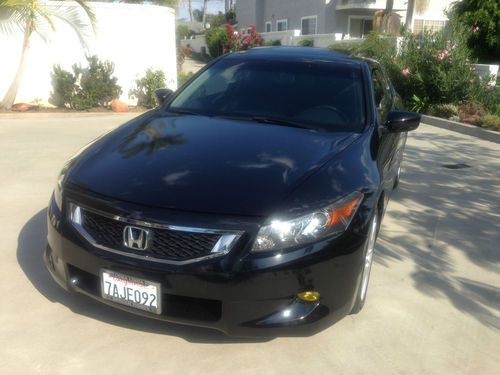 2010 honda accord ex-l coupe 2-door 3.5l v6 33k miles salvage title exc conditon