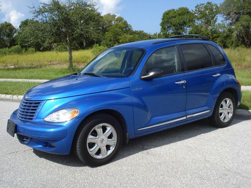 2003 chrysler pt cruiser 4 door 123k miles automatic blue touring edition