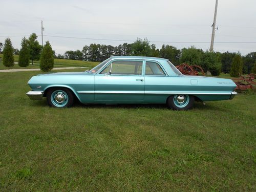 1963 Belair 2 door post hotrod ratrod gasser 409 4 speed, US $12,500.00, image 2