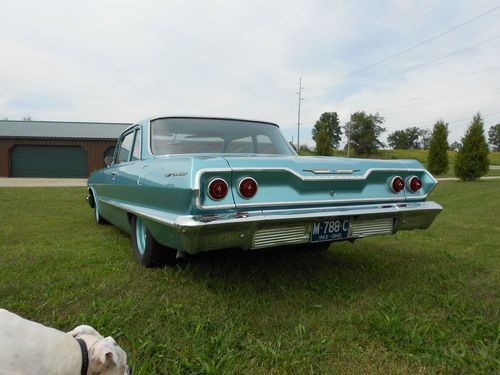 1963 Belair 2 door post hotrod ratrod gasser 409 4 speed, US $12,500.00, image 3