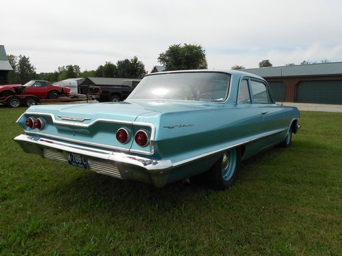 1963 Belair 2 door post hotrod ratrod gasser 409 4 speed, US $12,500.00, image 4