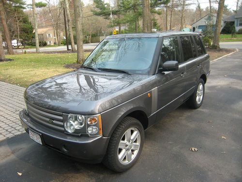 2005 range rover hse beautiful bonatti grey